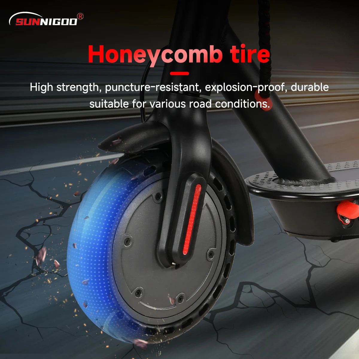 SUNNIGOO N7PRO Electric Scooter Adults 36V 10.4Ah Escooter Long Range 19 Miles Lightweight Kick Scooter US Stock Black With Gift RISE DEFENSE SYSTEMS.AI PRODUCTS