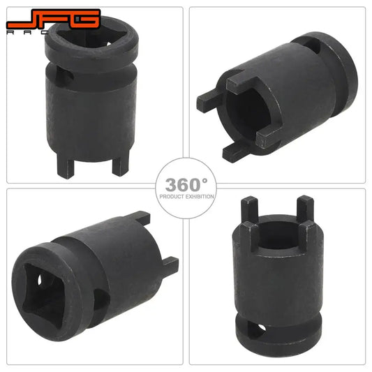 Motorcycle Repair Tool Lock Nut Removal Tool 4-Pin Spanner Socket Wrench For Sur Ron Sur-Ron Surron Lightbee Light Bee X S RISE DEFENSE SYSTEMS.AI PRODUCTS