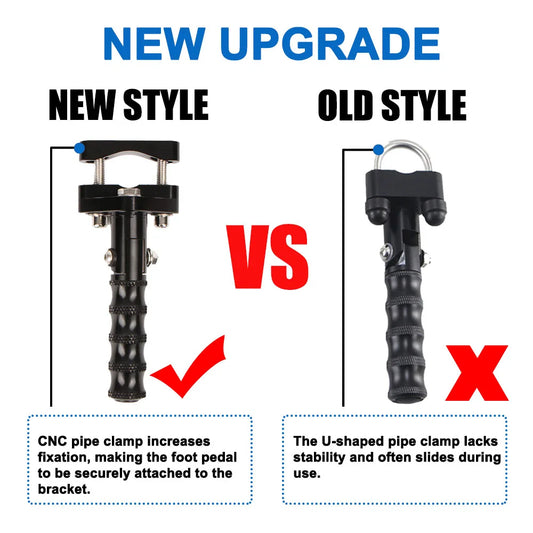 Motorcycle Footrests For BMW R1250GS R1200GS LC f900xr F750GS F850GS 2013-2023 Highway Front Foot Pegs Rotatable Folding Clamps RISE DEFENSE SYSTEMS.AI PRODUCTS