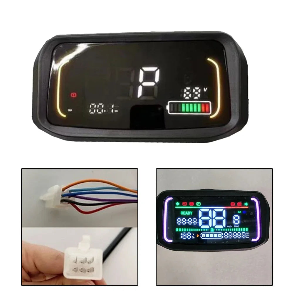 48V-72V Ebike Colorfull LCD Display Meter Speed Control Panel For EBike Electric Scooter Electric Bicycle Accessories RISE DEFENSE SYSTEMS.AI PRODUCTS