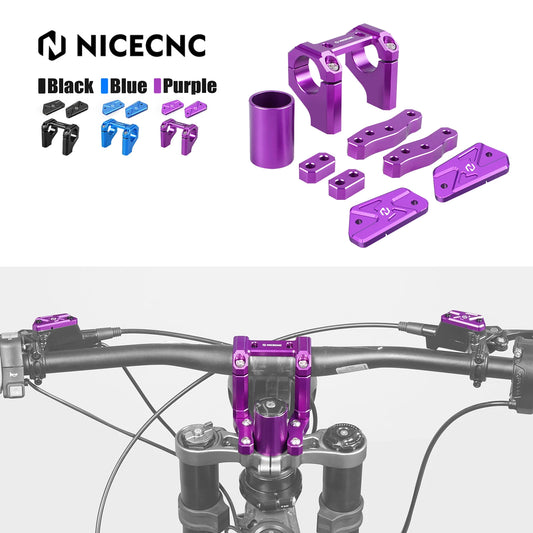 For Surron light bee X 20/30MM Rise Handlebar Riser Mount & Brake Reservoir Covers light bee S light bee L1E Segway X160 X260 RISE DEFENSE SYSTEMS.AI PRODUCTS