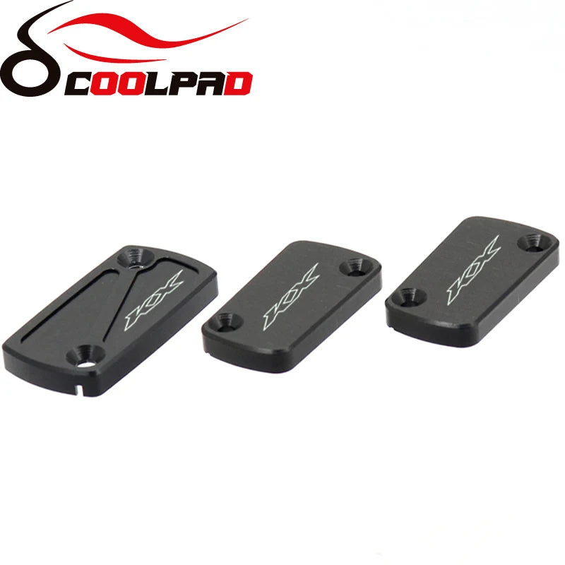 3PCS For KAWASAKI KX250 KX450 Front Rear Brake Fluid Reservoir Cover 2019-2023 KX 250 450 Motorcycle Oil Fluid Cover Accessories RISE DEFENSE SYSTEMS.AI PRODUCTS