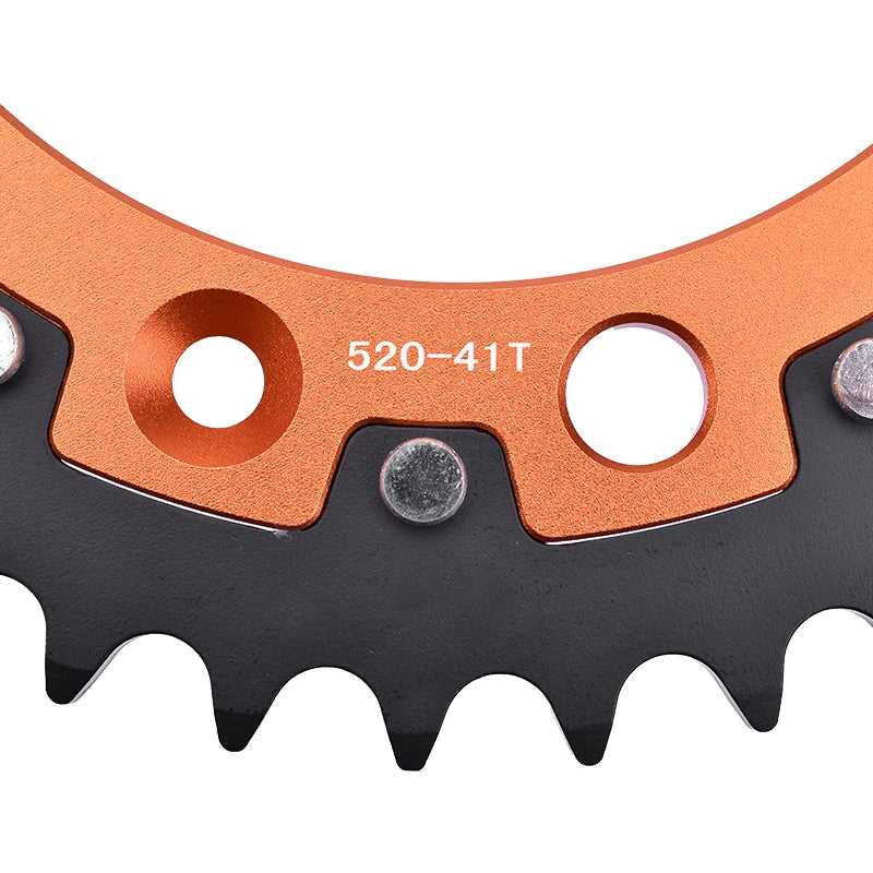 520 41T 16T Motorcycle Steel Aluminum Composite Front Rear Sprocket Kits For KTM 790 Duke 790 Duke L 2018-2020 890 Duke R 2020 RISE DEFENSE SYSTEMS.AI PRODUCTS
