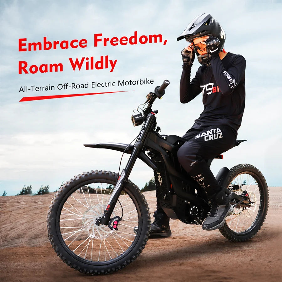 Falcon M 85Km/H Motocross Bike Adults Off-Road 72V 8000W Electric Motorcycle Dirt Bikes With Motorcycle Displays RISE DEFENSE SYSTEMS.AI PRODUCTS