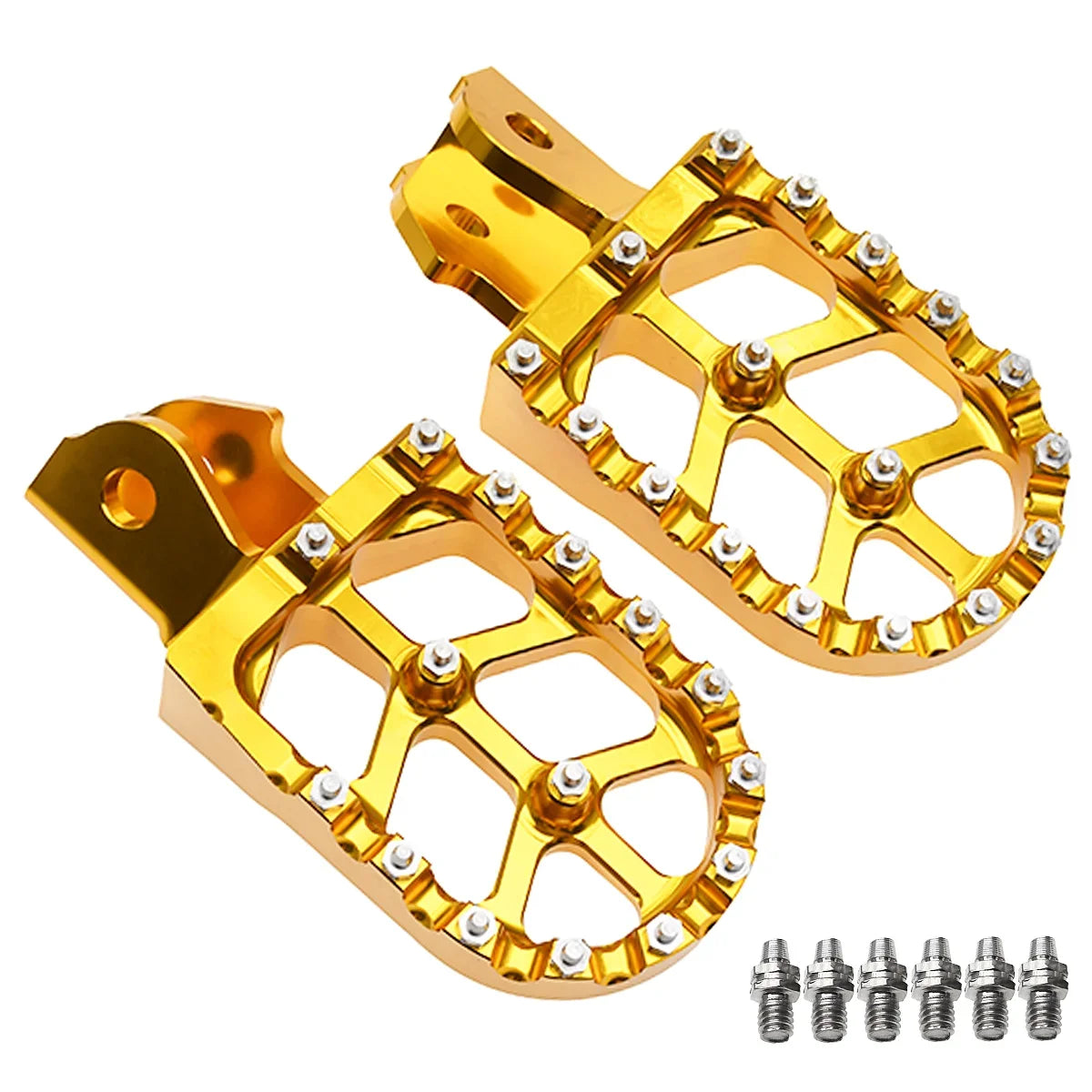 Motorcycle CNC Footpegs Foot Pegs Rests Pedals For Sur-Ron Surron Sur ron Light Bee S  Light Bee X Off-Road Electric Foot Pedals RISE DEFENSE SYSTEMS.AI PRODUCTS