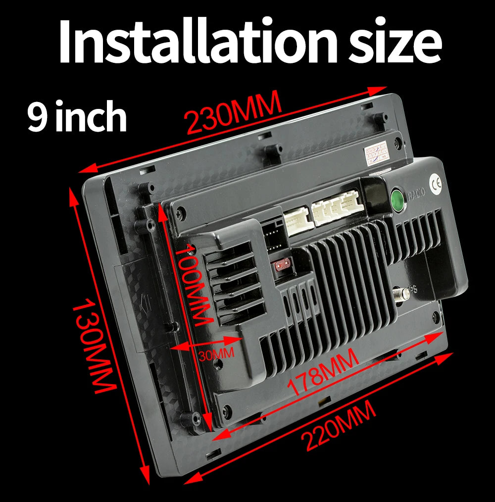 BQCC 4core 2 Din Car Radio Androidauto Carplay Android 13 GPS Car Audio 7"/9"/10" WIFI BT IPS Automotive Multimedia Player RISE DEFENSE SYSTEMS.AI PRODUCTS