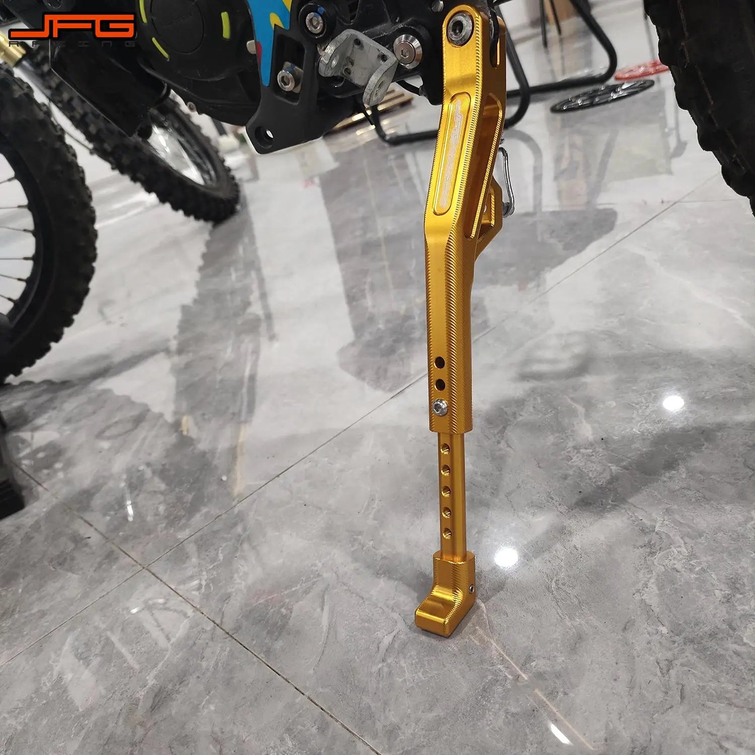 265mm-350mm Adjustable Foot Side Kick Stand Kickstand For Sur-Ron Light Bee S X For Segway X160 X260 TALARIA MX3 MX4 RISE DEFENSE SYSTEMS.AI PRODUCTS
