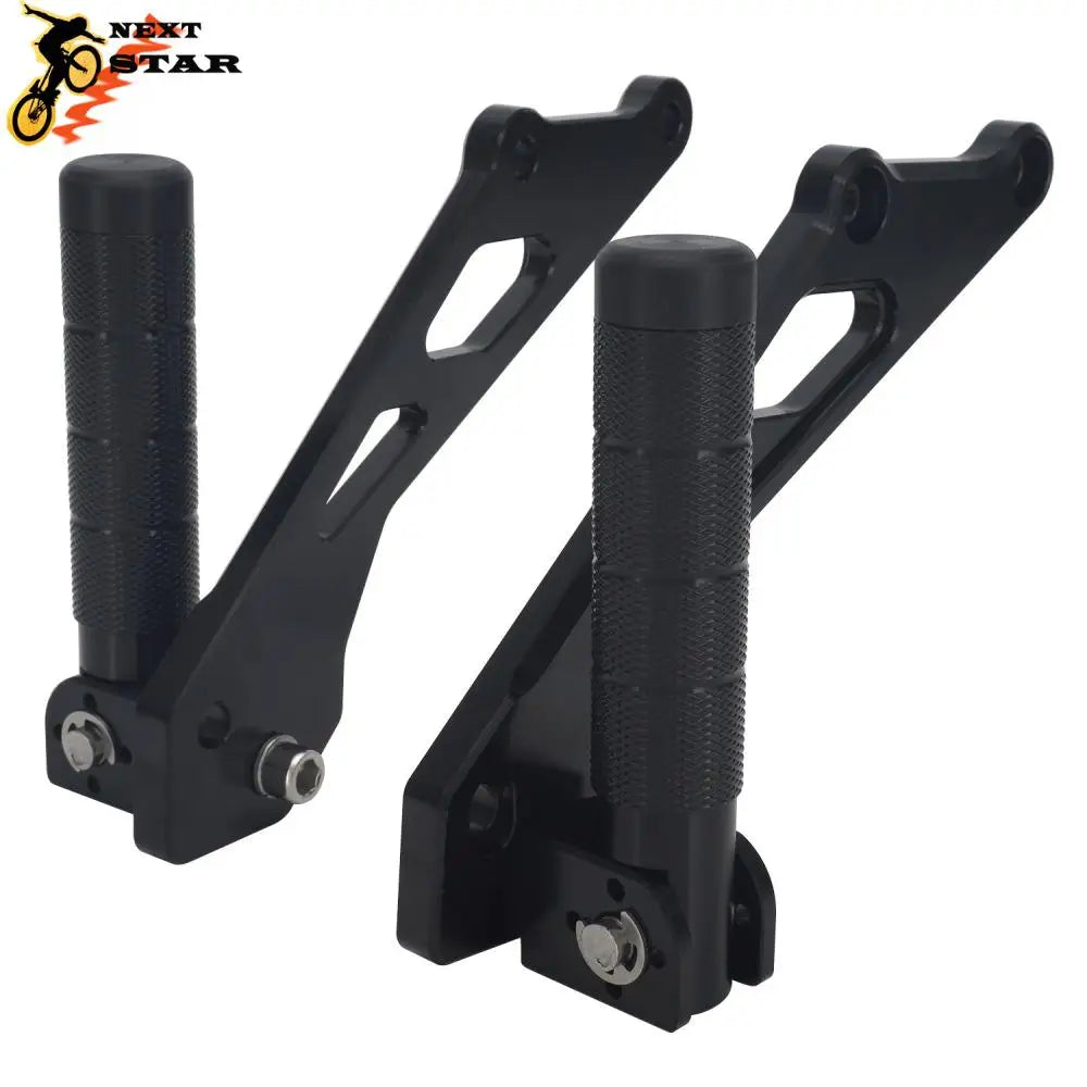 Motorcycle Rear Foot Pegs Pedal Bracket Passenger Footrests For Sur Ron Light Bee X S/X/L1E Segway X260/X160 Electric Dirt Bike RISE DEFENSE SYSTEMS.AI PRODUCTS