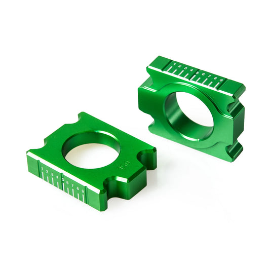 NICECNC Motorcycle Rear Axle Blocks Chain For Kawasaki KX125 KX250 KX 125 250 2003-2008 2007 KX250F KX450F KXF KLX450R KLX 450 R RISE DEFENSE SYSTEMS.AI PRODUCTS