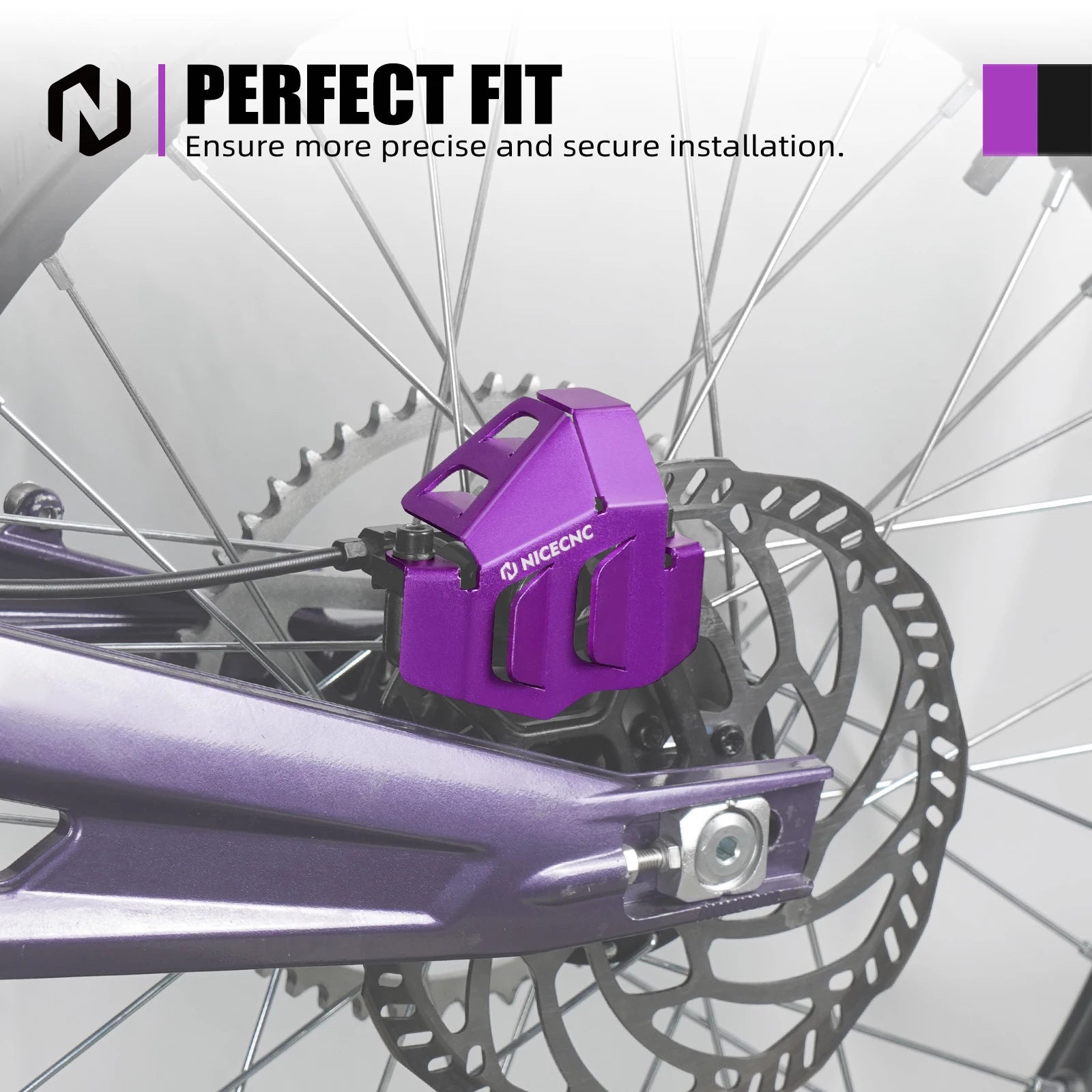 For Sur-Ron Surron Light Bee X S L1E Segway X160 X260 Rear Brake Disc Guard & Rear Brake Caliper Guard Protector Electric Bike RISE DEFENSE SYSTEMS.AI PRODUCTS