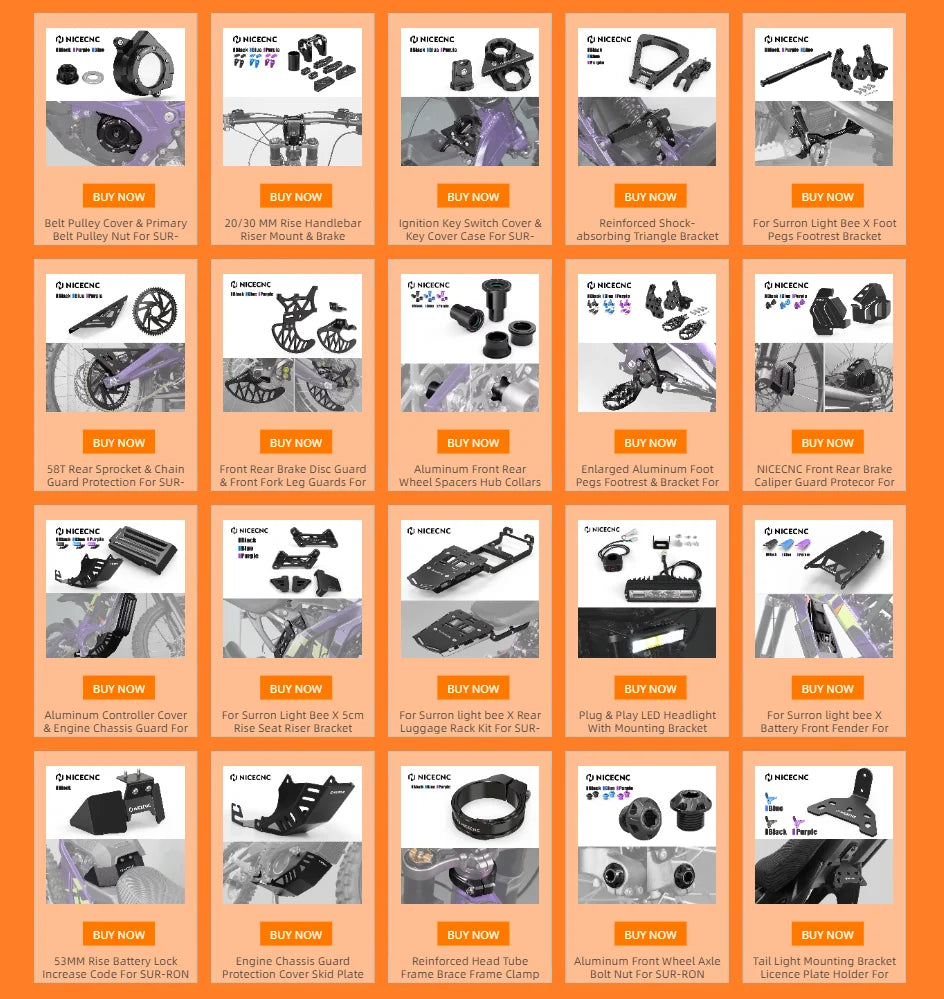53MM Rise Battery Lock Increase Code For SUR-RON Surron light bee X light bee S light bee 1E Segway X160 X260 Electric Dirt Bike RISE DEFENSE SYSTEMS.AI PRODUCTS