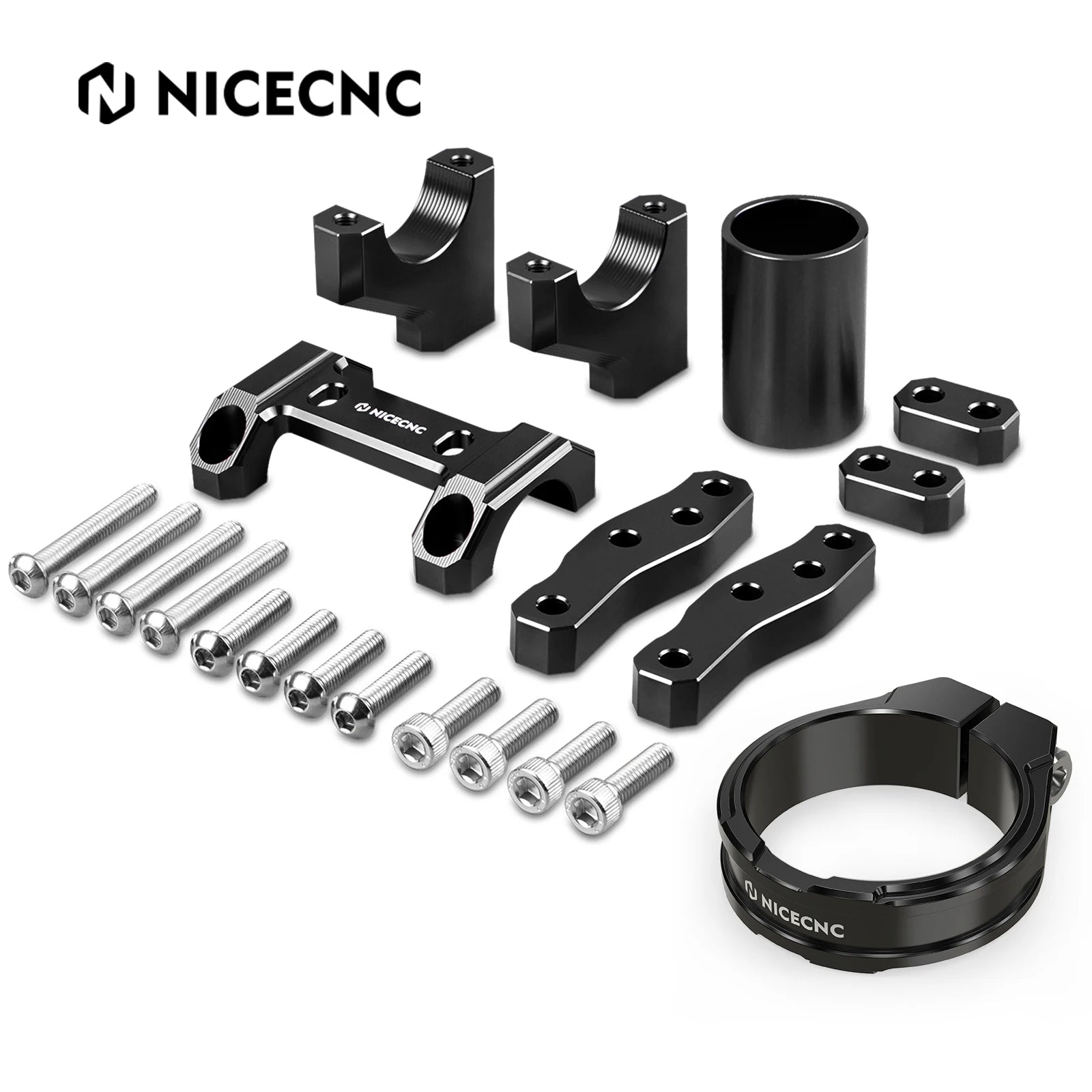 For Surron Motorcycle Handlebar Bar Riser Mount Bracket Head Tube Frame Brace For Sur-Ron Light Bee X S L1E Segway X160 X260 RISE DEFENSE SYSTEMS.AI PRODUCTS