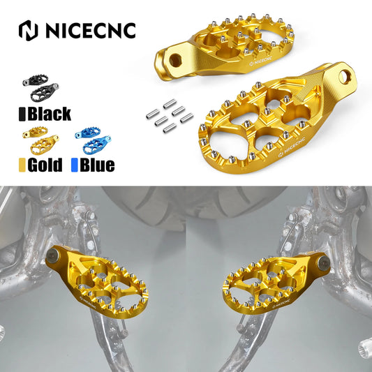 NICECNC For Suzuki DRZ400S 2000-2024 DRZ400SM 2005-2024 DR-Z400S DR-Z400SM Motorcycle Lengthened Enlarged Footpeg Footrest Pedal RISE DEFENSE SYSTEMS.AI PRODUCTS