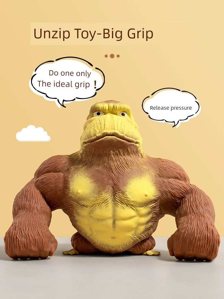 Internet Celebrity Decompression Artifact King Gorilla Funny Green Head Fish Fun Squeezing Toy Press Decompression Vent Toys RISE DEFENSE SYSTEMS.AI PRODUCTS