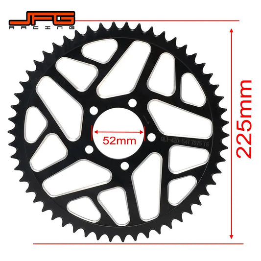 Motorcycle 48T 54T 60T 7075 Aviation Aluminum Alloy Rear Chain Sprocket For Surron Sur-Ron Sur Ron Lightbee X S Segway X160 X260 RISE DEFENSE SYSTEMS.AI PRODUCTS