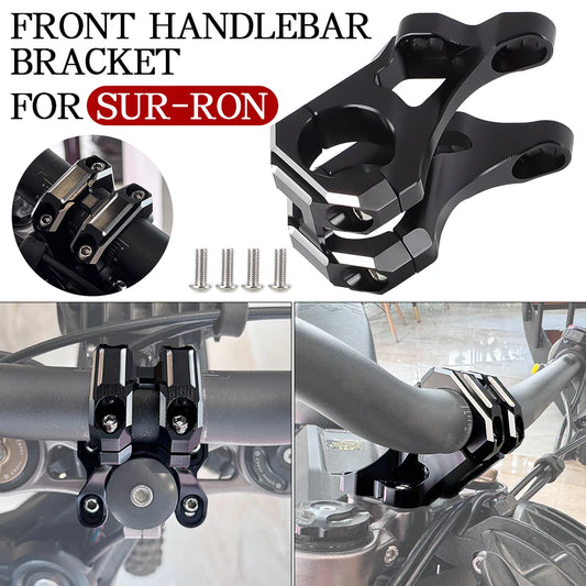 Motorcycle Front Handlebar Bracket For Surron Light Bee X S Sur Ron Electric Motocross Steering Stem Modified Parts Aluminum RISE DEFENSE SYSTEMS.AI PRODUCTS