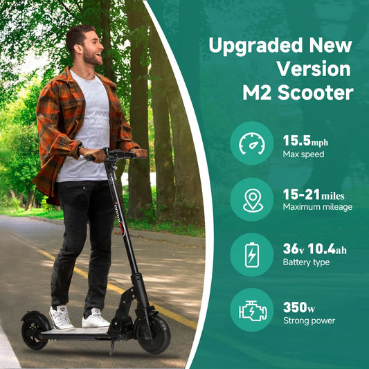 350W Electric Scooter for Adults 36V 10.4AH Battery Compact Scooter 8.5 Inch Tire Foldable Lightweight Electric Scooters Adults RISE DEFENSE SYSTEMS.AI PRODUCTS
