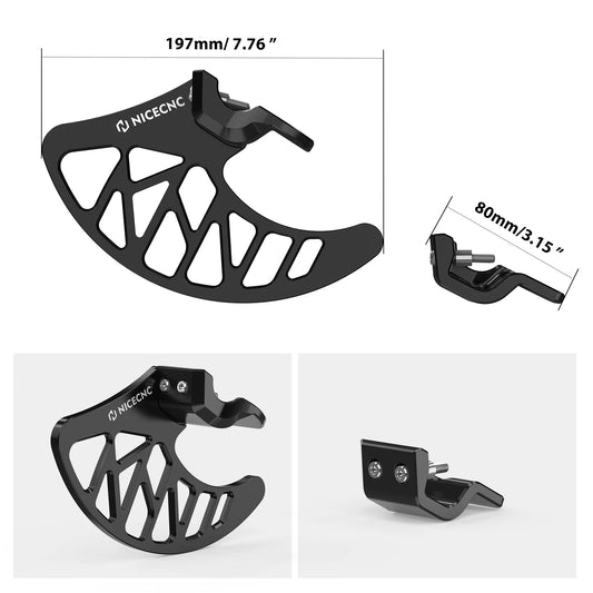 Front Rear Brake Disc Guard & Front Fork Leg Guards For Surron Light Bee X S L1E Sur-ron Segway X160 X260 Electric Dirt Bike RISE DEFENSE SYSTEMS.AI PRODUCTS