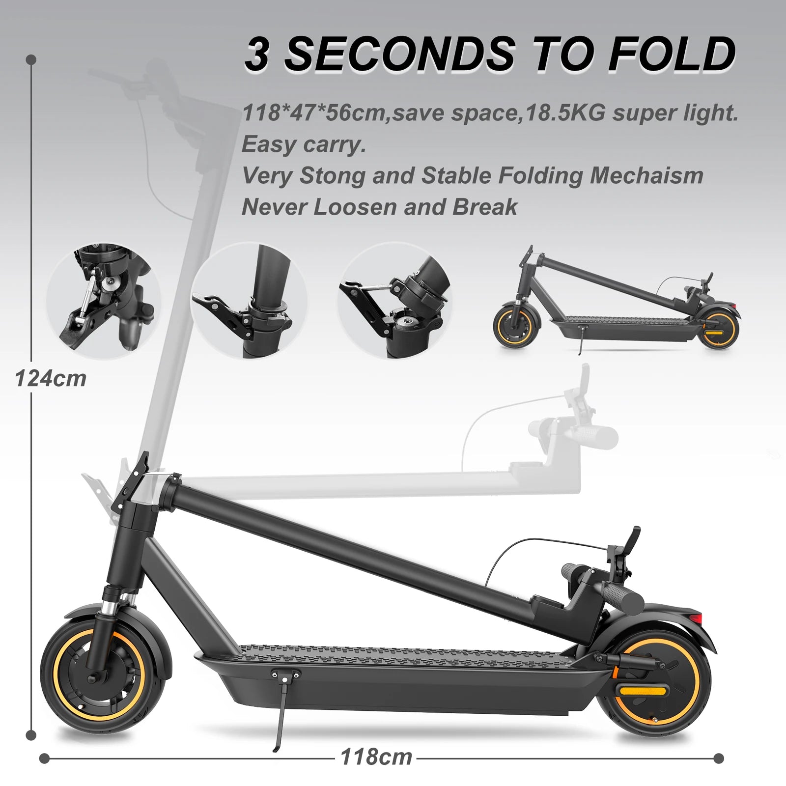 AOVOPRO New ESMAX Electric Scooter 500W 40km/h Adult APP Smart Scooter Shock-absorbing Anti-skid Folding Electric Scooter RISE DEFENSE SYSTEMS.AI PRODUCTS