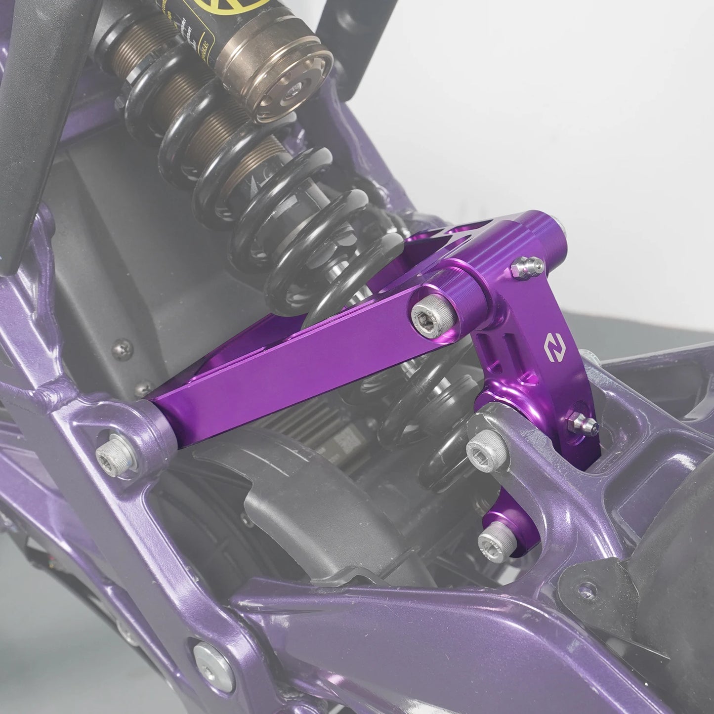 NICECNC For 2024 Surron Light Bee X S L1E Reinforced Triangle Rear Link Bracket Rear Suspension Linkage Kit For Segway X160 X260 RISE DEFENSE SYSTEMS.AI PRODUCTS