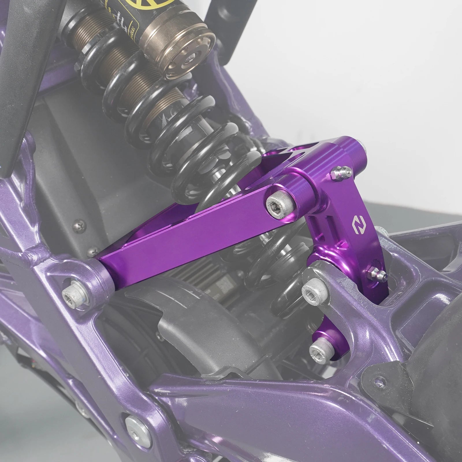 NICECNC For 2024 Surron Light Bee X S L1E Reinforced Triangle Rear Link Bracket Rear Suspension Linkage Kit For Segway X160 X260 RISE DEFENSE SYSTEMS.AI PRODUCTS