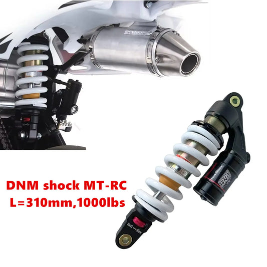 Original DNM MT-RC 310mm 1000lbs Motorcycle Rear Shocks Absorber Suspension for Honda CRF100 Kawasak Pit Dirt Bike  ATV Motocros RISE DEFENSE SYSTEMS.AI PRODUCTS