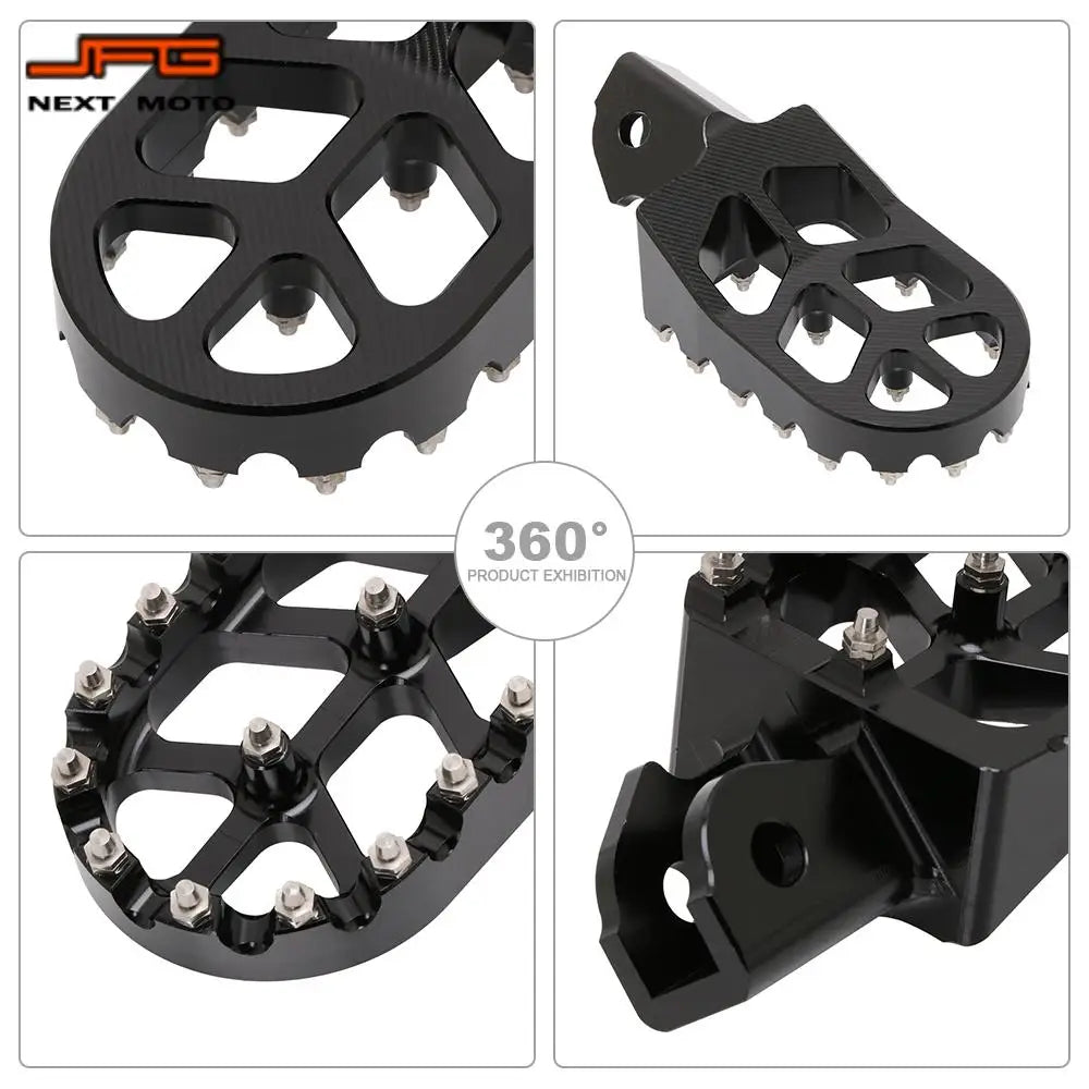 Motorcycle CNC Foot Pegs Rests Footpeg Rests Pedals For TALARIA Sur Ron Light Bee X/S For Honda CRF150F/230F Electric Dirt Bike RISE DEFENSE SYSTEMS.AI PRODUCTS