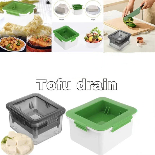 Tofu Press Presser Safe Mould Built-in Water Removal Drainer Gadget Soybean Curd Presser Kitche 3-Layer Tofu Press Making Mold RISE DEFENSE SYSTEMS.AI PRODUCTS