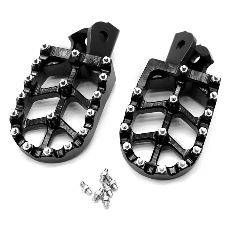 Motorcycle Footpegs Foot Pegs Rests Pedals For Surron Sur-Ron Light Bee Electric Dirt Bike Footrest RISE DEFENSE SYSTEMS.AI PRODUCTS