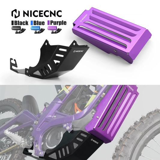 For Surron Light Bee X Controller Cover & Engine Chassis Guard For SUR-RON Light Bee S L1E Segway X160 X260 Electric Dirt Bike RISE DEFENSE SYSTEMS.AI PRODUCTS