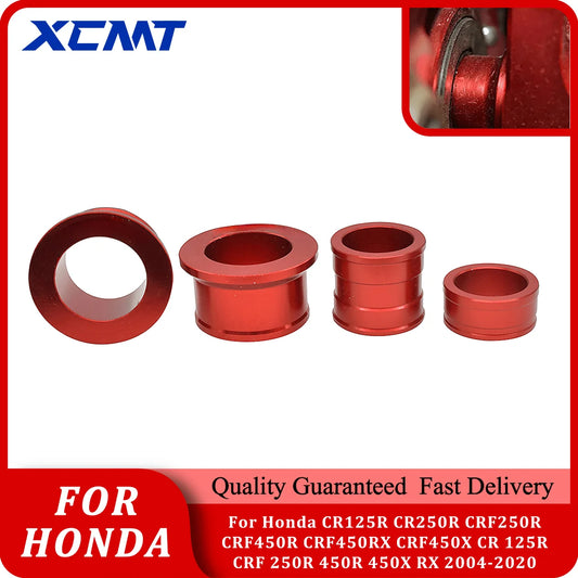 CNC Front Rear Wheel Hub Spacer For Honda CR125R CR250R CRF250R CRF450R CRF450RX CRF450X CR 125R CRF 250R 450R 450X RX 2004-2020 RISE DEFENSE SYSTEMS.AI PRODUCTS