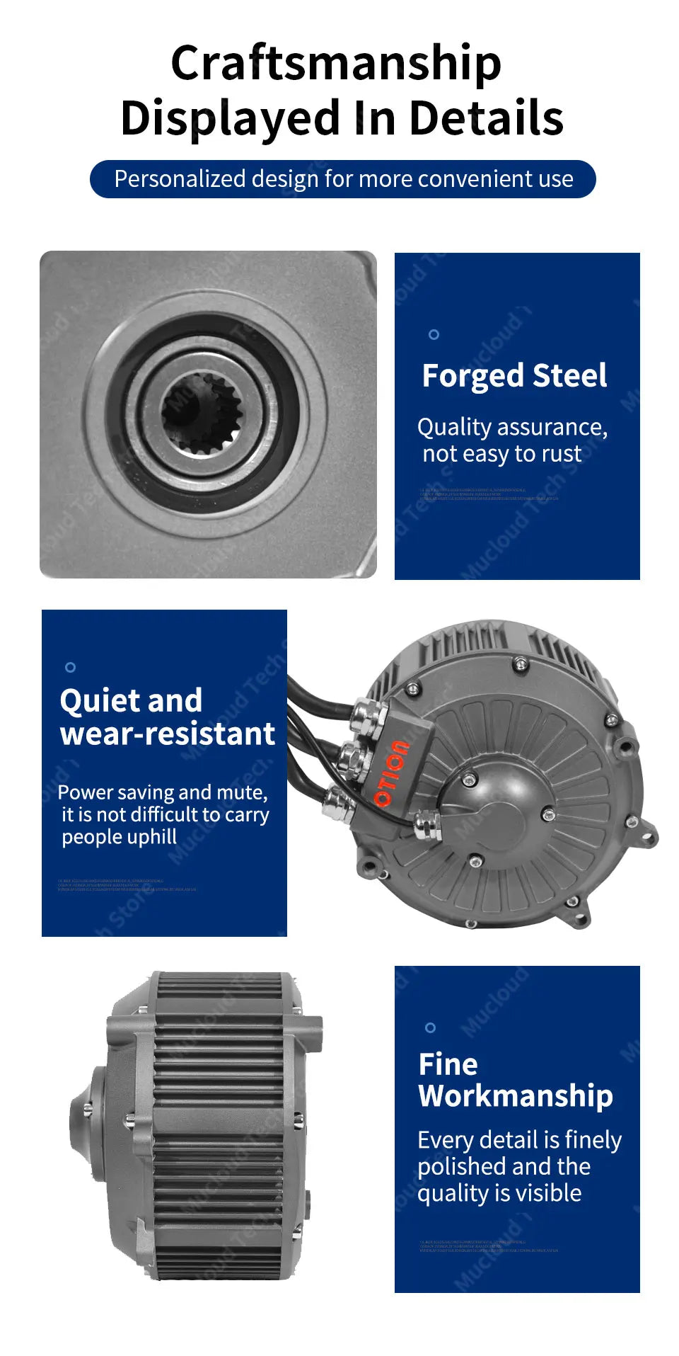 For Talaria Sting  High Power And High Torque Motor Off-road sur ron Modified Accessories Talaria RISE DEFENSE SYSTEMS.AI PRODUCTS