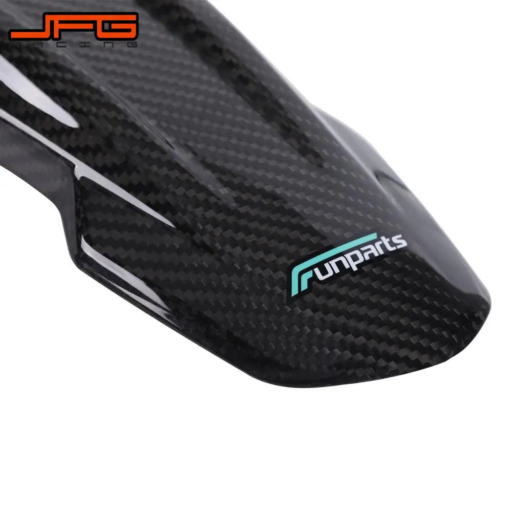 Funparts Carbon Fiber Motorcycle Front Fender Mudguards For Surron Sur-Ron Sur Ron Lightbee Light Bee X S L1E Electric Bike RISE DEFENSE SYSTEMS.AI PRODUCTS