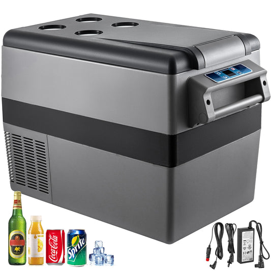 VEVOR 12V Car Refrigerator 48 Quart (45L) Fast Cooling Portable Freezer with App Control for Travel Truck Camping and Home Use RISE DEFENSE SYSTEMS.AI PRODUCTS