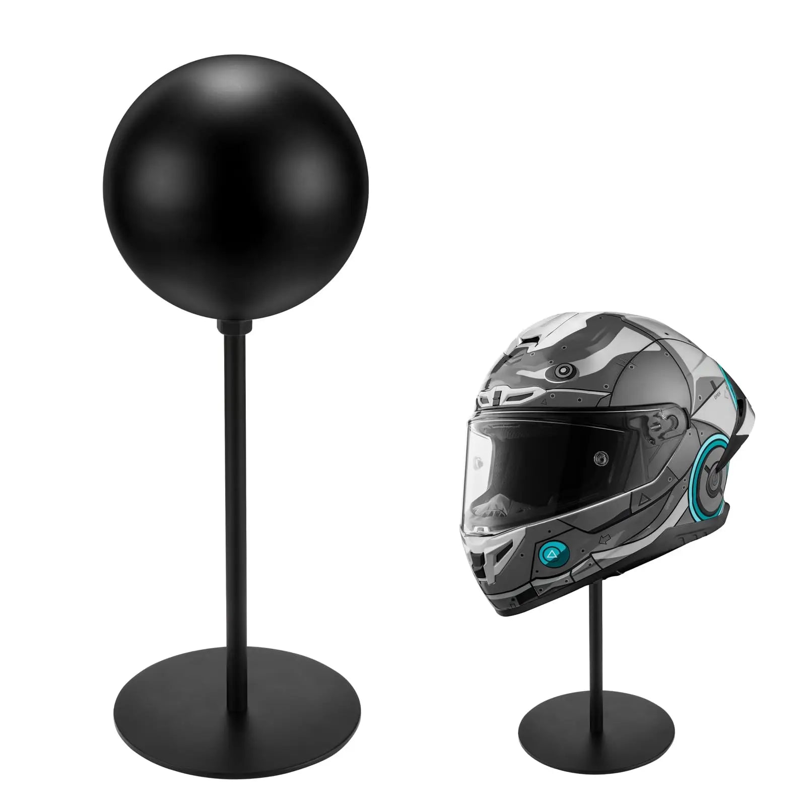 Helmet Stand, Motorcycle Helmet Display Stand Wall Mounted Rotatable Hat Stand, Hard hat, Handbag Storage Display Stand RISE DEFENSE SYSTEMS.AI PRODUCTS