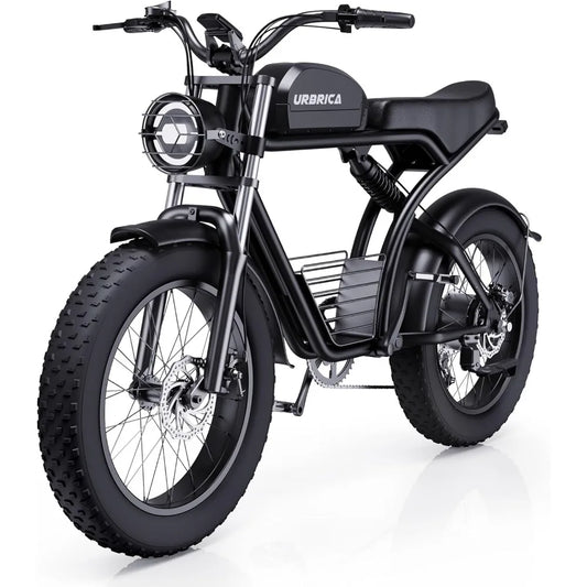 Electric Bike for Adults,1500W 30MPH,Max 75Miles Electric Motorcycle 20" Fat Tire Dirt Bike, 7-Speed E-Bike Dual Shock Absorber RISE DEFENSE SYSTEMS.AI PRODUCTS