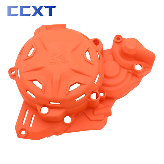 Motorcycle Clutch Cover Ignition Protector Guard For GasGas EX MC EC MCF ECF EXF For KTM SX SXF XC XCF XCW EXC 250-450 2023-2024 RISE DEFENSE SYSTEMS.AI PRODUCTS