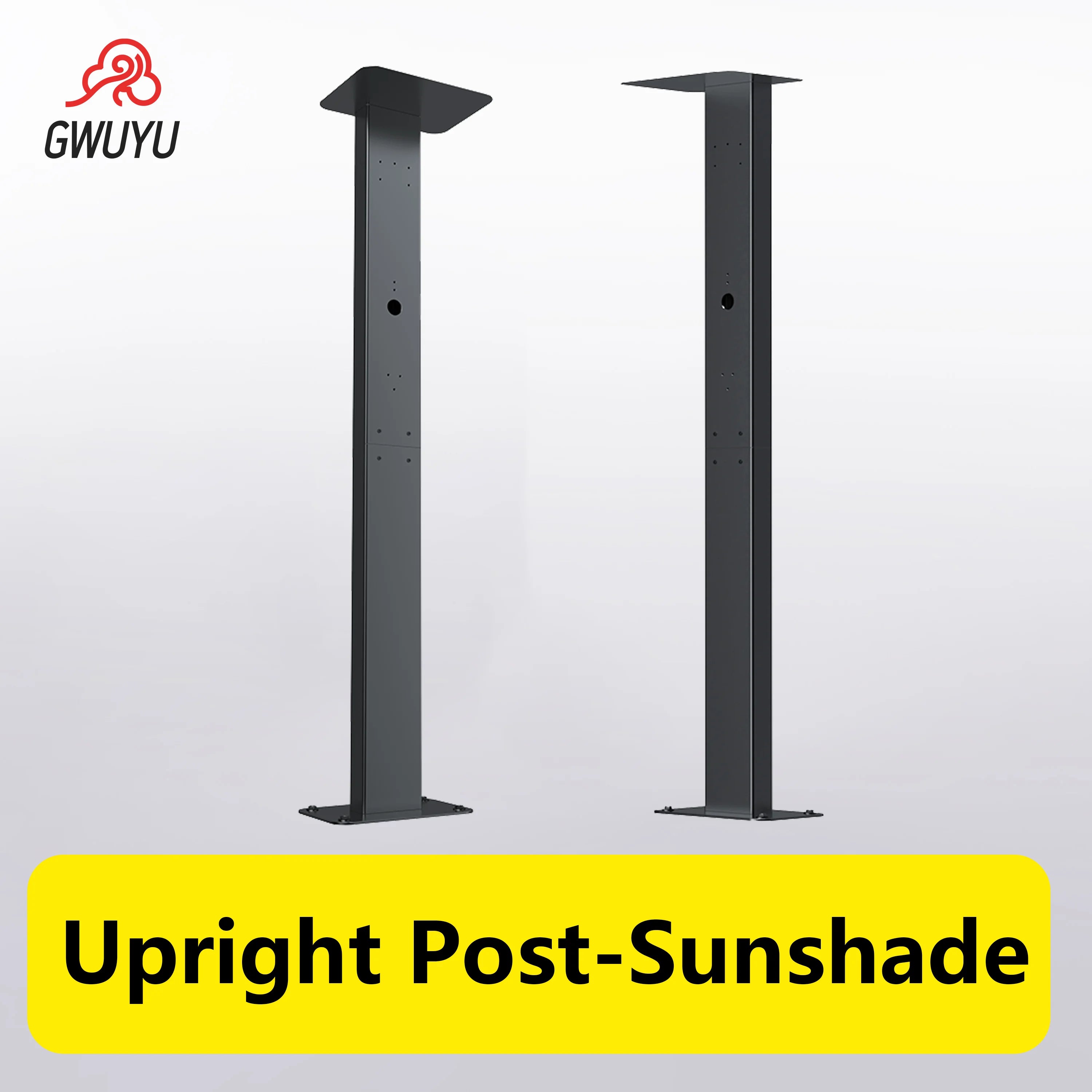 GWUYU EV Charging Station Pile Post Universal Upright Post Outdoor Weather-Proof Pedestal Holder Stand Type 1 Type 2 Charger RISE DEFENSE SYSTEMS.AI PRODUCTS
