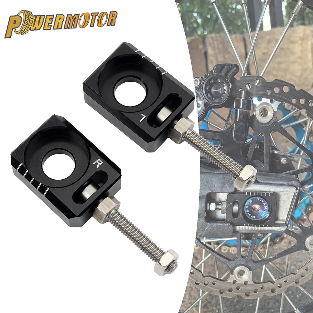 Motorcycle Accessories Chain Adjuster Aluminum Alloy CNC Dirt Bike  Electric Bike  for Surron Light Bee X S Segway X260 X160 RISE DEFENSE SYSTEMS.AI PRODUCTS