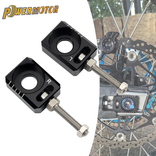 Motorcycle Accessories Chain Adjuster Aluminum Alloy CNC Dirt Bike  Electric Bike  for Surron Light Bee X S Segway X260 X160 RISE DEFENSE SYSTEMS.AI PRODUCTS