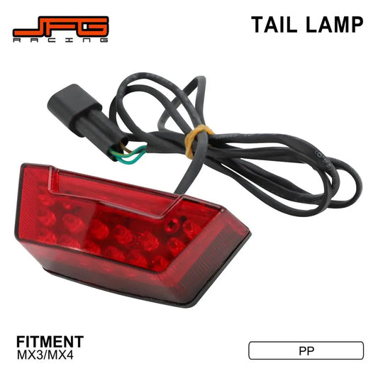 Motorcycles Accessories Tail Lamp Light Taillight Brake Lights For Talaria Sting MX3 MX 3 MX4 Electric Vehicle Dirt E-Bike Moto RISE DEFENSE SYSTEMS.AI PRODUCTS