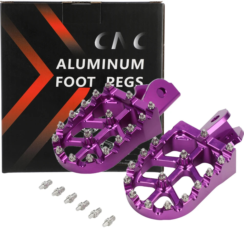 Motorcycle CNC Foot Pegs Rests Footpeg Rests Pedals For TALARIA Sur Ron Light Bee X/S For Honda CRF150F/230F Electric Dirt Bike RISE DEFENSE SYSTEMS.AI PRODUCTS