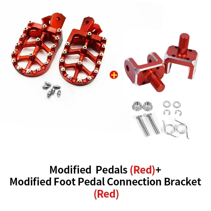 Motorcycle Footpegs Foot Pegs Rests Pedals For Surron Sur-Ron Light Bee Electric Dirt Bike Footrest RISE DEFENSE SYSTEMS.AI PRODUCTS
