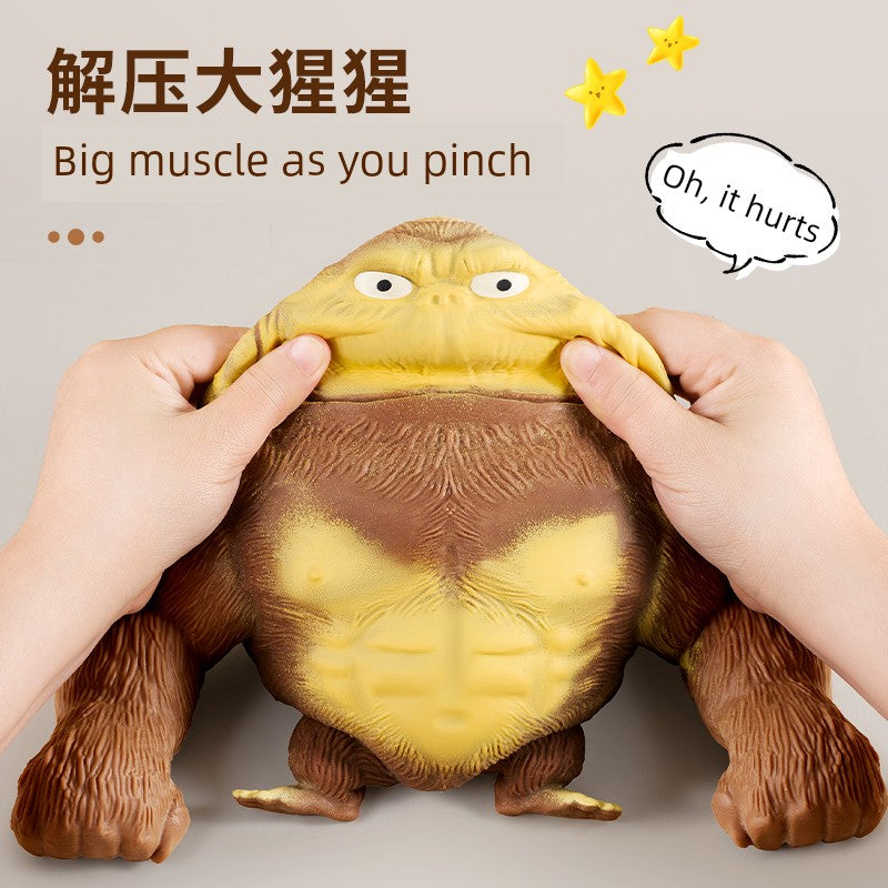 Internet Celebrity Decompression Artifact King Gorilla Funny Green Head Fish Fun Squeezing Toy Press Decompression Vent Toys RISE DEFENSE SYSTEMS.AI PRODUCTS