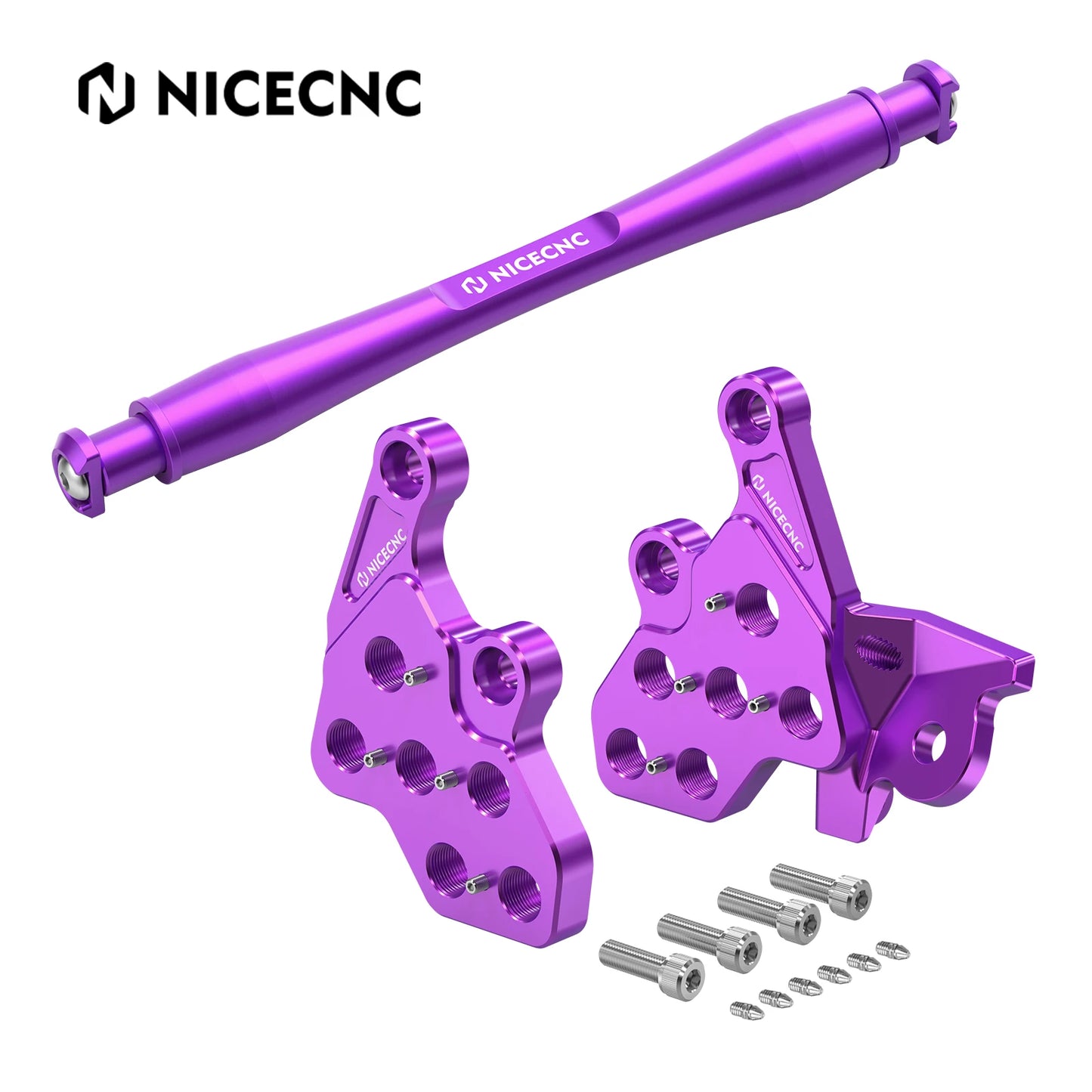 For Surron Light Bee X S L1E LBX Segway X160 X260 NICECNC Electric Dirt Bike Foot Pegs Mount Bracket Footrest Support Brace Kit RISE DEFENSE SYSTEMS.AI PRODUCTS