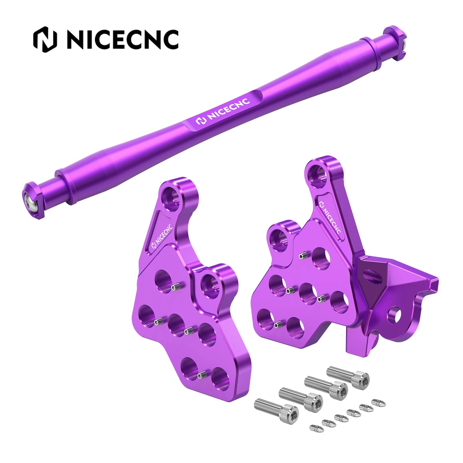 For Surron Light Bee X S L1E LBX Segway X160 X260 NICECNC Electric Dirt Bike Foot Pegs Mount Bracket Footrest Support Brace Kit RISE DEFENSE SYSTEMS.AI PRODUCTS