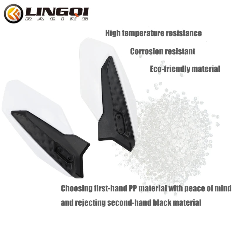 LING QI Electric Motorcycle Hand Guard Handle Protector Shield HandGuards Protection For SURRON SUR RON Ultra Bee Dirt Pit Bike RISE DEFENSE SYSTEMS.AI PRODUCTS