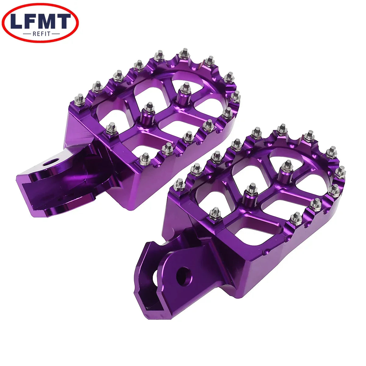 Motorcycle CNC Footpegs Foot Pegs Rests Pedals For Sur-Ron Surron Sur ron Light Bee S  Light Bee X Off-Road Electric Foot Pedals RISE DEFENSE SYSTEMS.AI PRODUCTS