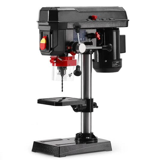 Benchtop Drill Press, 2.5Amp Benchtop Drill Machine with 5 Speed Adjustable, 8 Inch Swing Distance 0-45° Tiltling Tabletop RISE DEFENSE SYSTEMS.AI PRODUCTS
