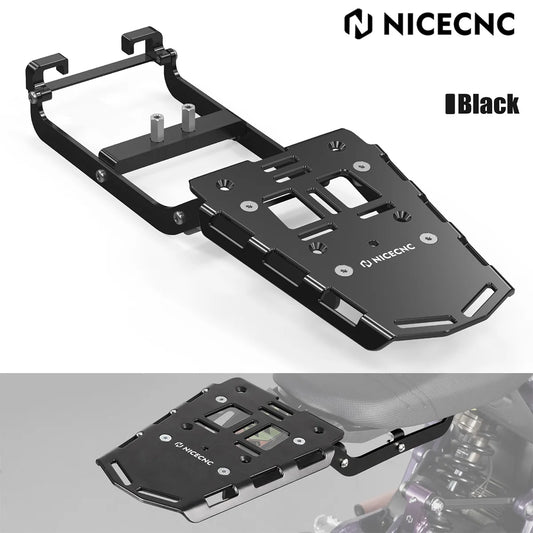 NICECNC For Surron Light Bee X Rear Luggage Rack Electric Dirt Bike Sturdy Tail Cargo Rack Bracket For Sur-Ron Light Bee S L1E RISE DEFENSE SYSTEMS.AI PRODUCTS